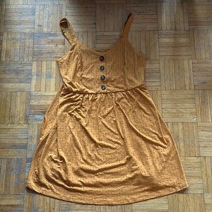 Yellow skater dress size XXL (US 16)